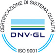 Logo DNV Certificazione ISO 9001